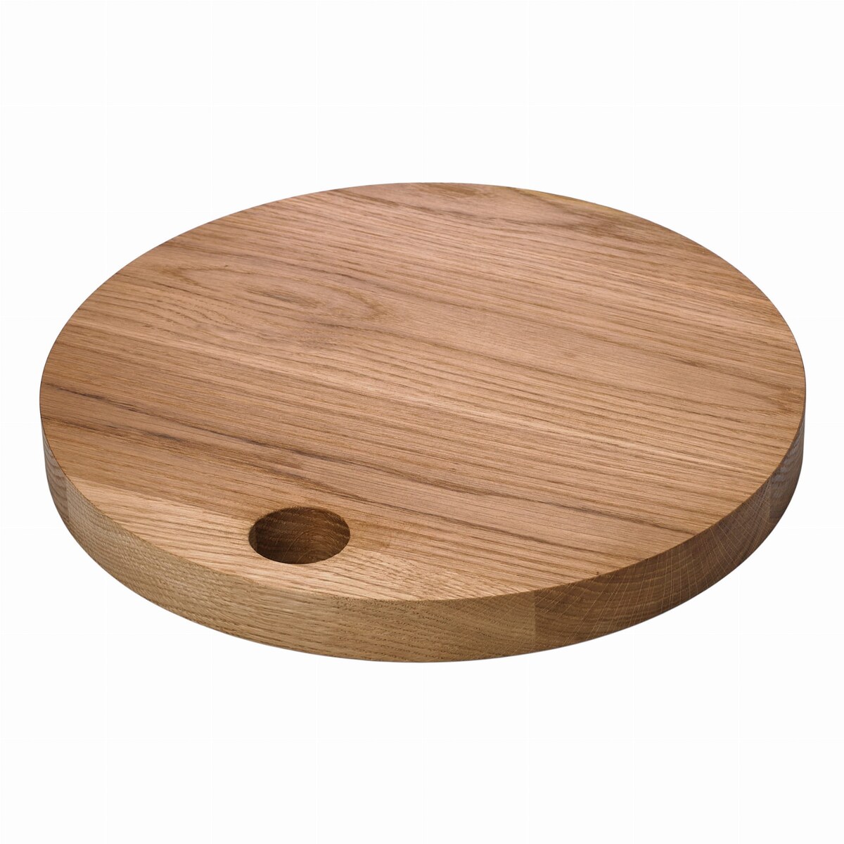 Verlo Deska dębowa okrągła z otworem śr. 28 cm