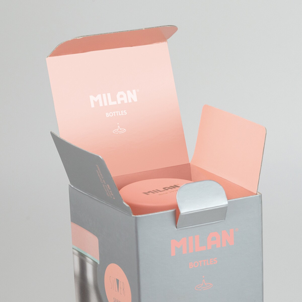 BUTELKA TERMICZNA 591 ml SILVER RÓŻ