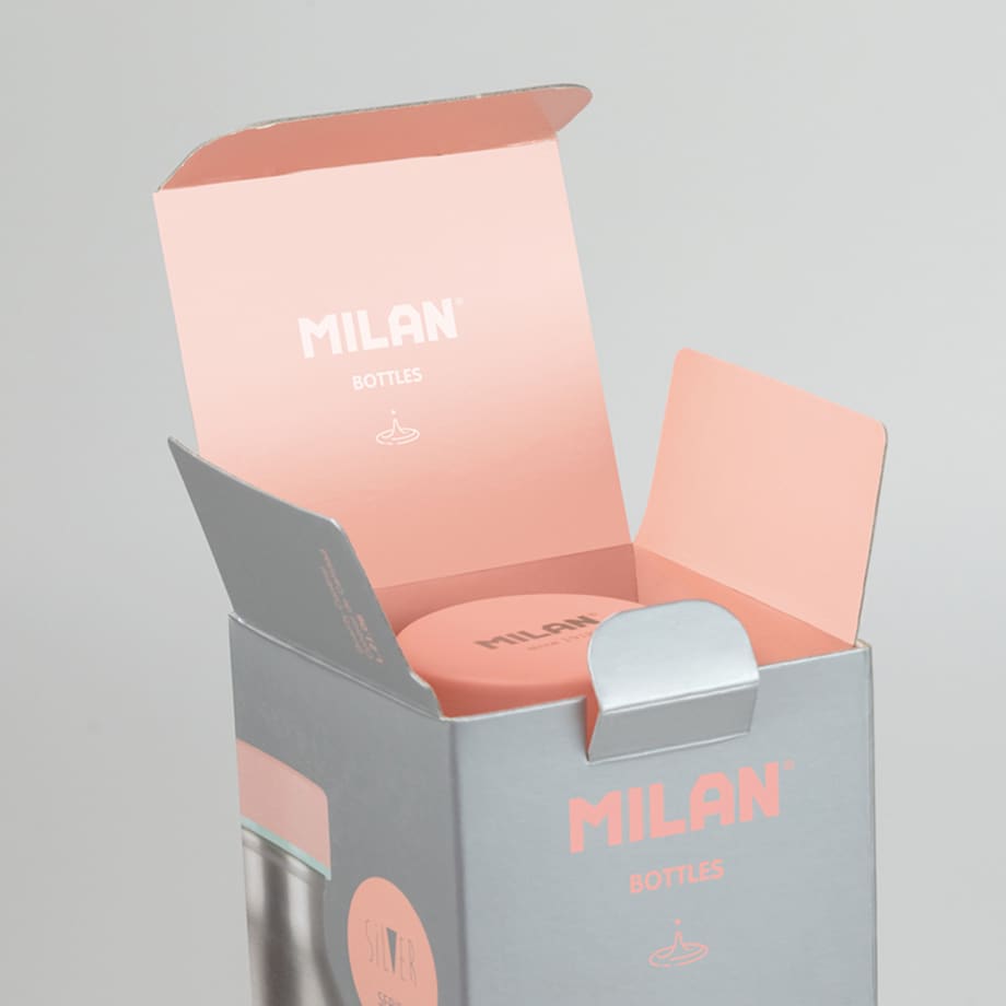 BUTELKA TERMICZNA 591 ml SILVER RÓŻ