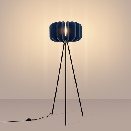Lampa podłogowa MULA 45 granatowa