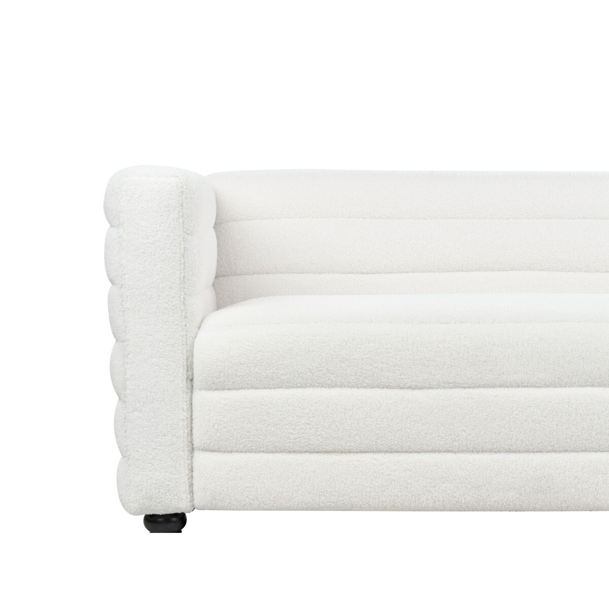 Sofa 3-osobowa boucle złamana biel HOFN