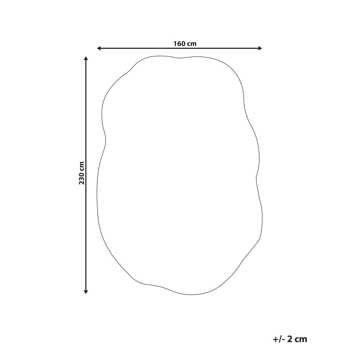 Dywan DERA Brązowy 160 x 230 cm Wiskoza