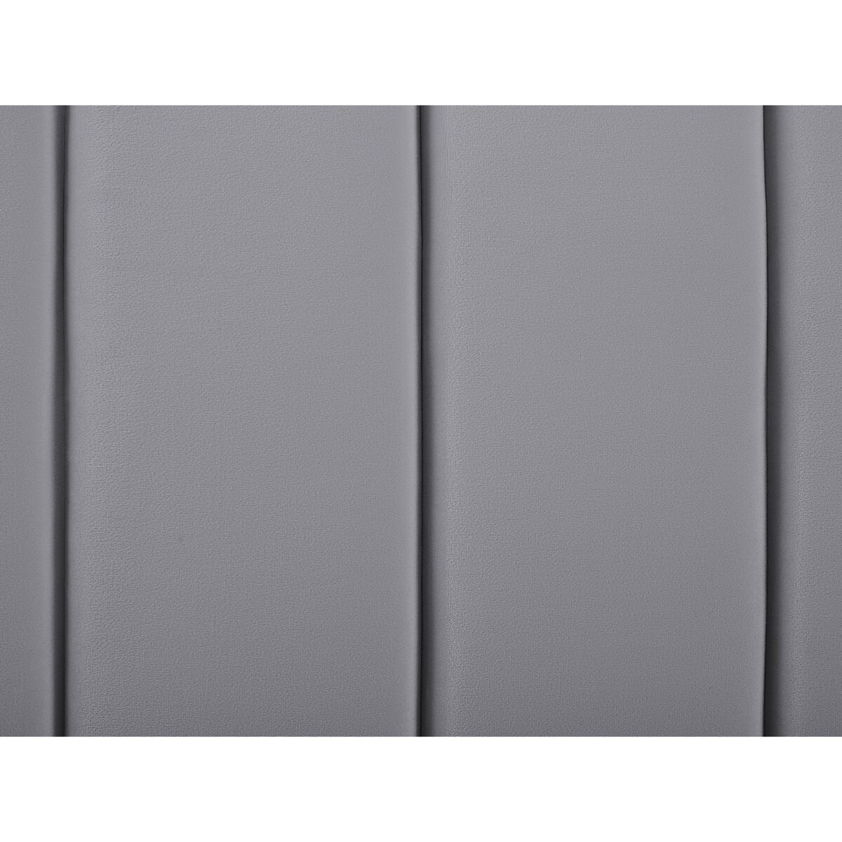 Łóżko welurowe 140 x 200 cm szare MARVILLE