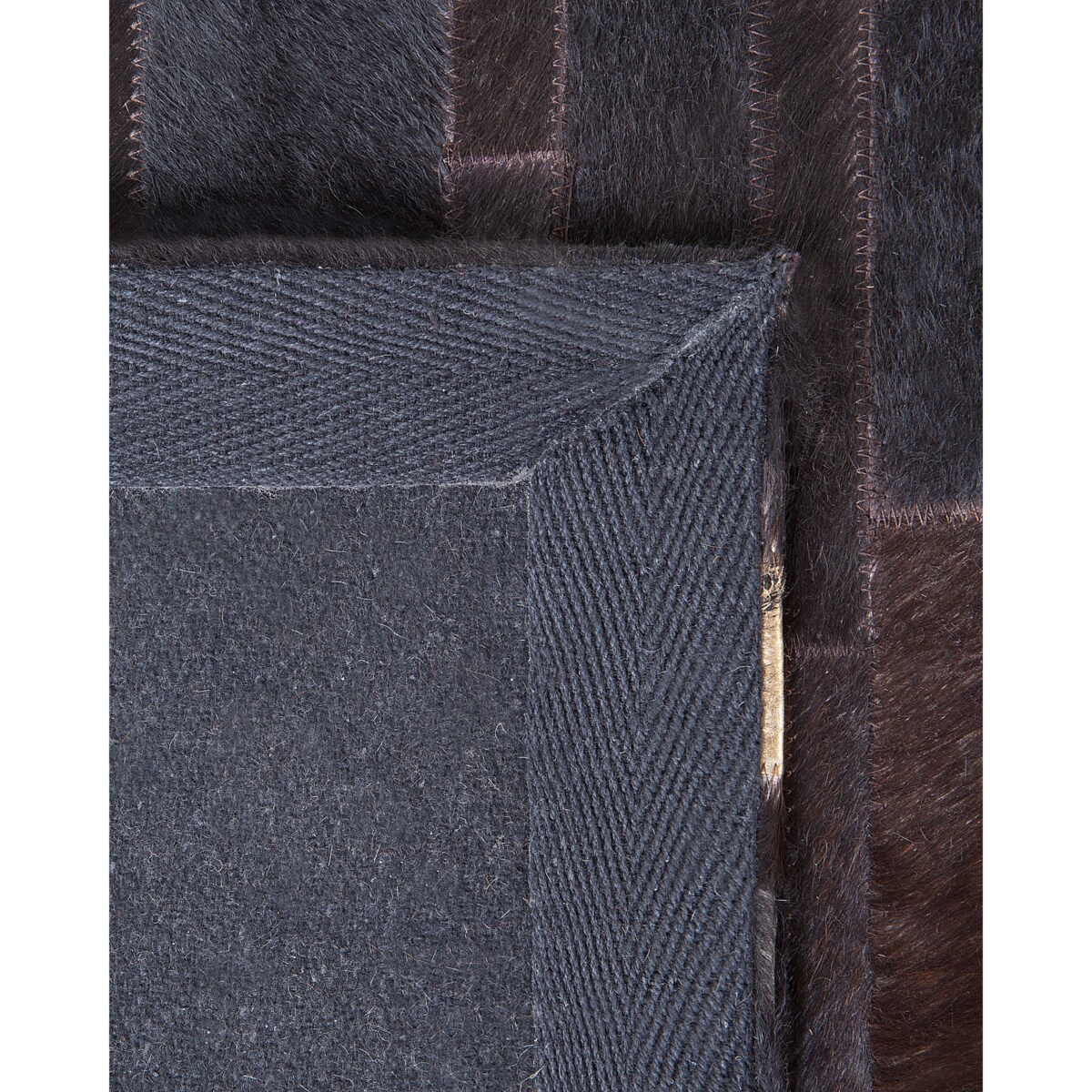 Dywan skórzany 80 x 150 cm brązowy ARTVIN