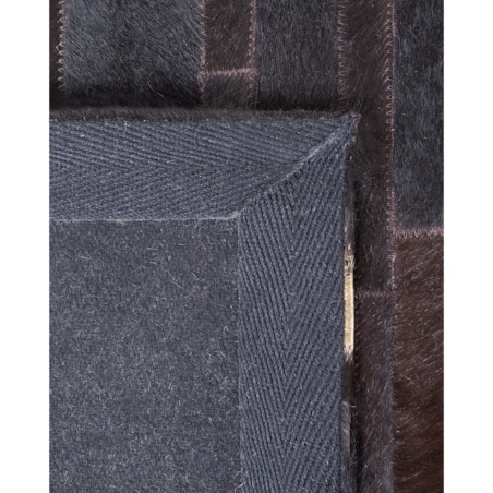 Dywan skórzany 80 x 150 cm brązowy ARTVIN