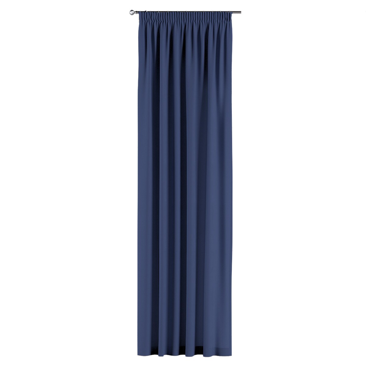 Zasłona na taśmie marszczącej 1 szt. 130x245 granatowy