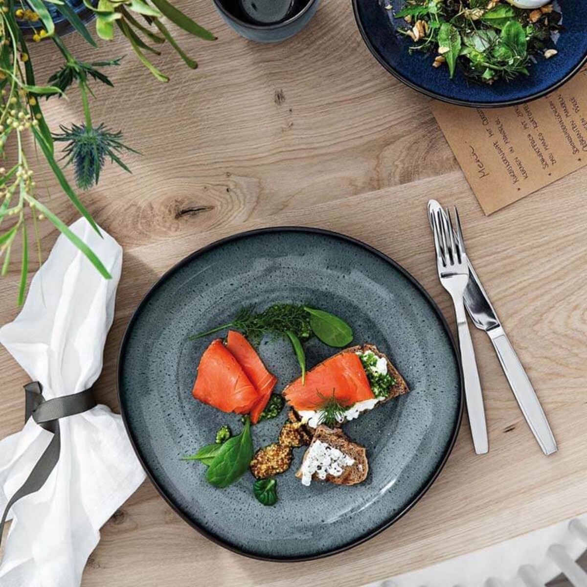 Miska płaska Lave gris zielona Like, 16 cm, Villeroy & Boch