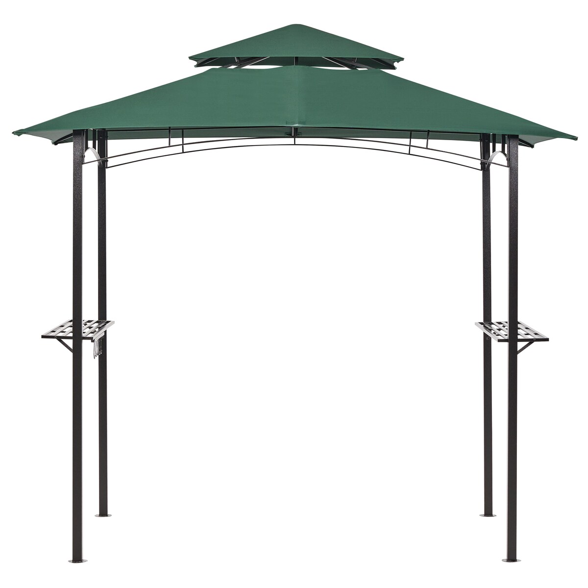 Pawilon ogrodowy NARO Metal 240 cm 148 cm Ciemnozielony