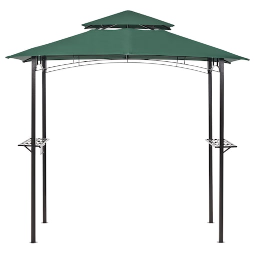 Pawilon ogrodowy NARO Metal 240 cm 148 cm Ciemnozielony