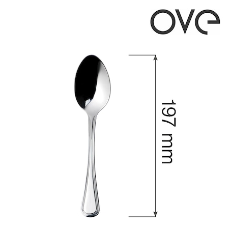 Łyżka stołowa Bologna, OVE, 197 mm, zestaw 12 szt.