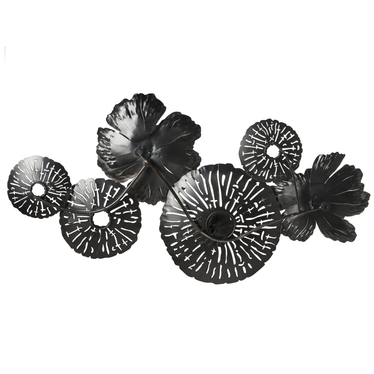 Dekoracja ścienna Kwiat GADOLINIUM Metal 45 cm Kolorowy