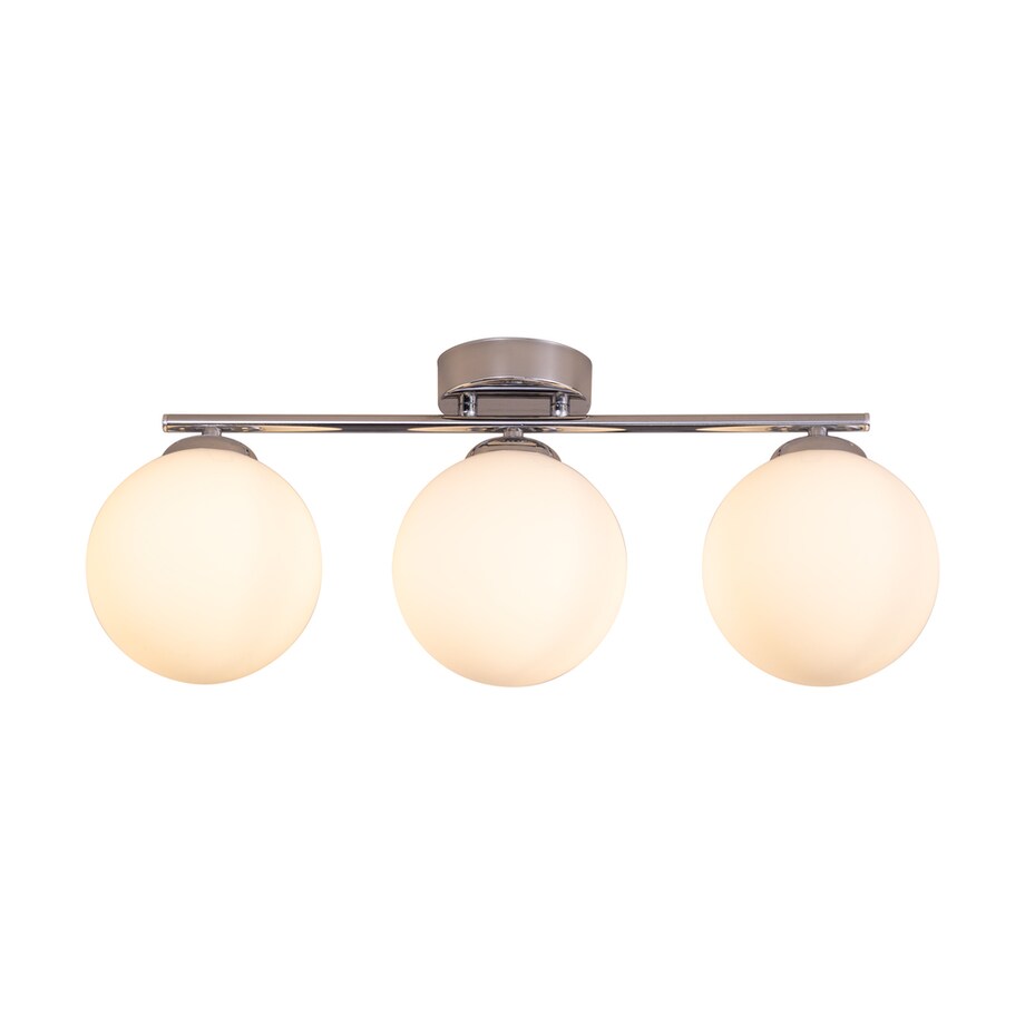 Lampa Sufitowa BRITOP Lighting 3xE14 Max.25W Klasyczne Połączenie Chromu z Białym Szkłem, Polski Producent, 1 szt.