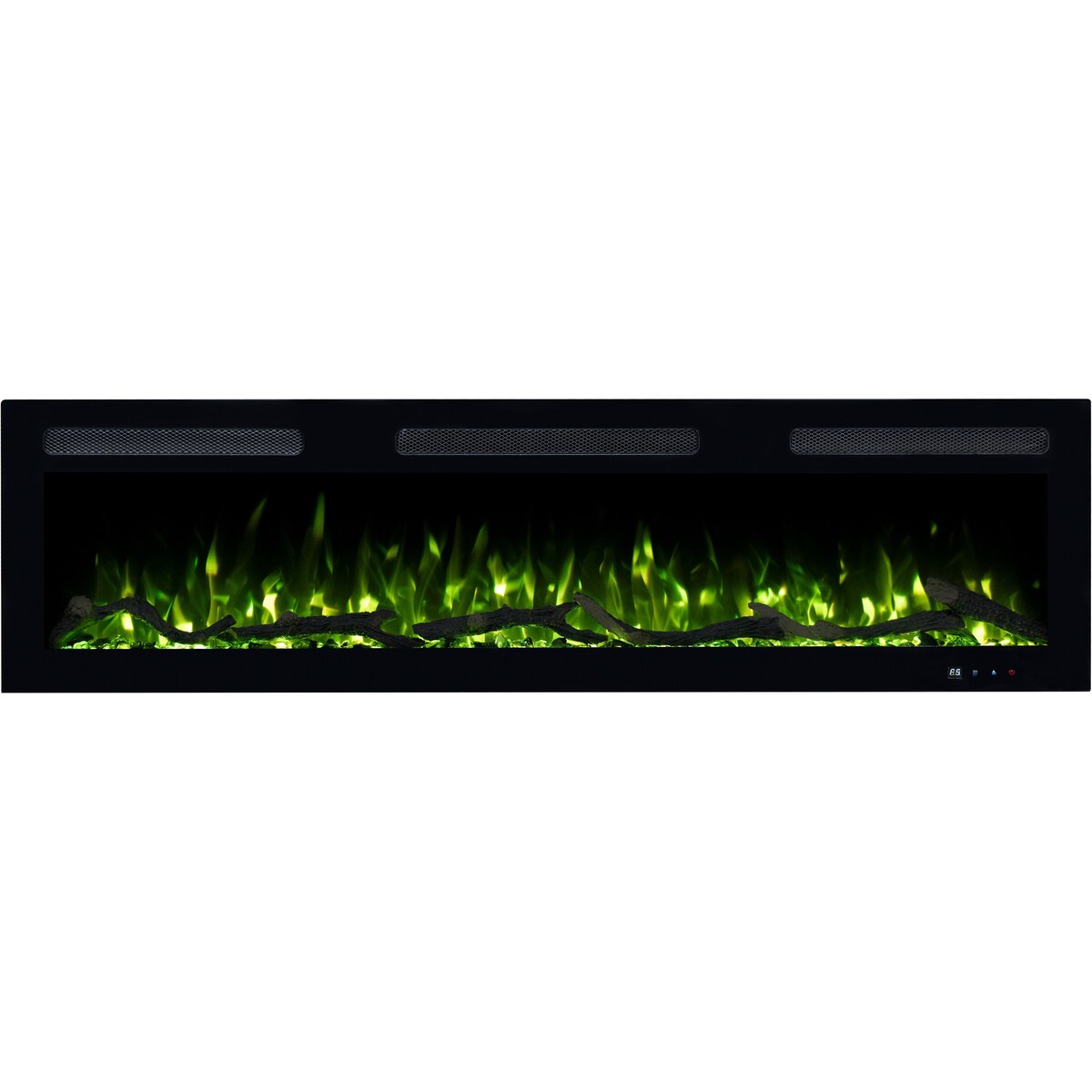Kominek elektryczny Emotion Flame Monarch 127 - ścienny i do zabudowy - 127x13x35 cm - kominek LED z funkcją grzania 900/1800 W