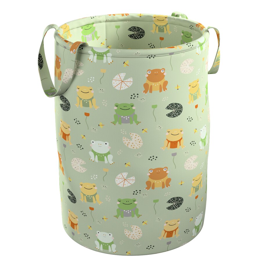 Kosz na zabawki Tobi, zielony, 40x50cm, Magic Collection