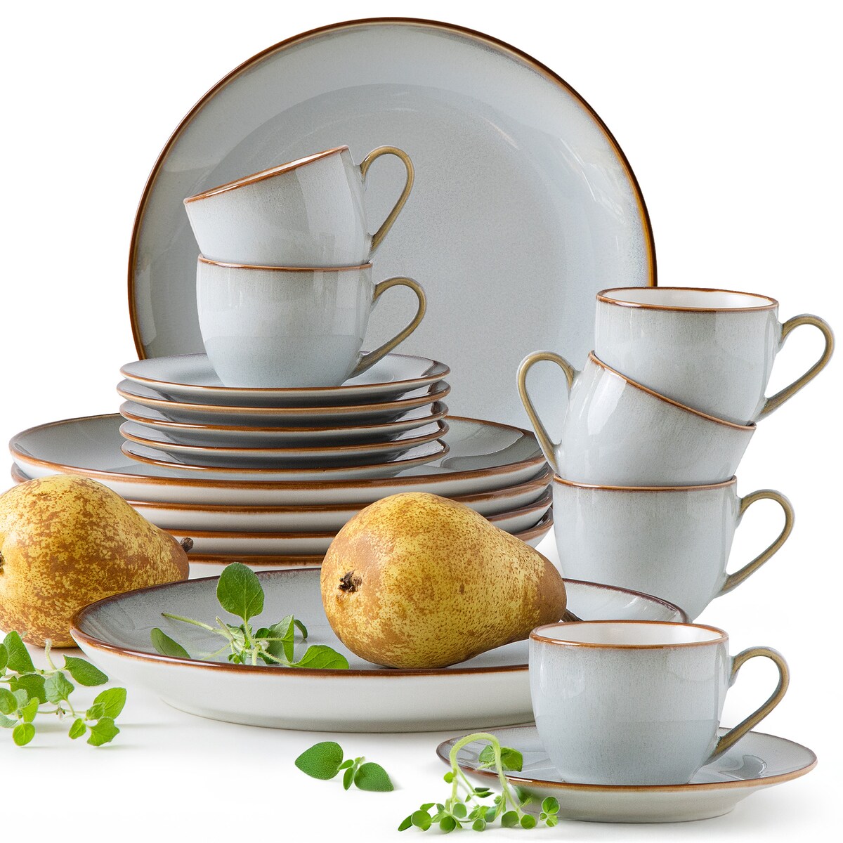 PORTOFINO Zestaw kawowy espresso 6 os. (18 el.)