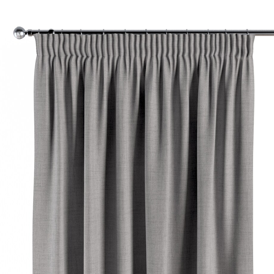 Zasłona na taśmie marszczącej 1 szt. 130x260 szarobeżowy melanż