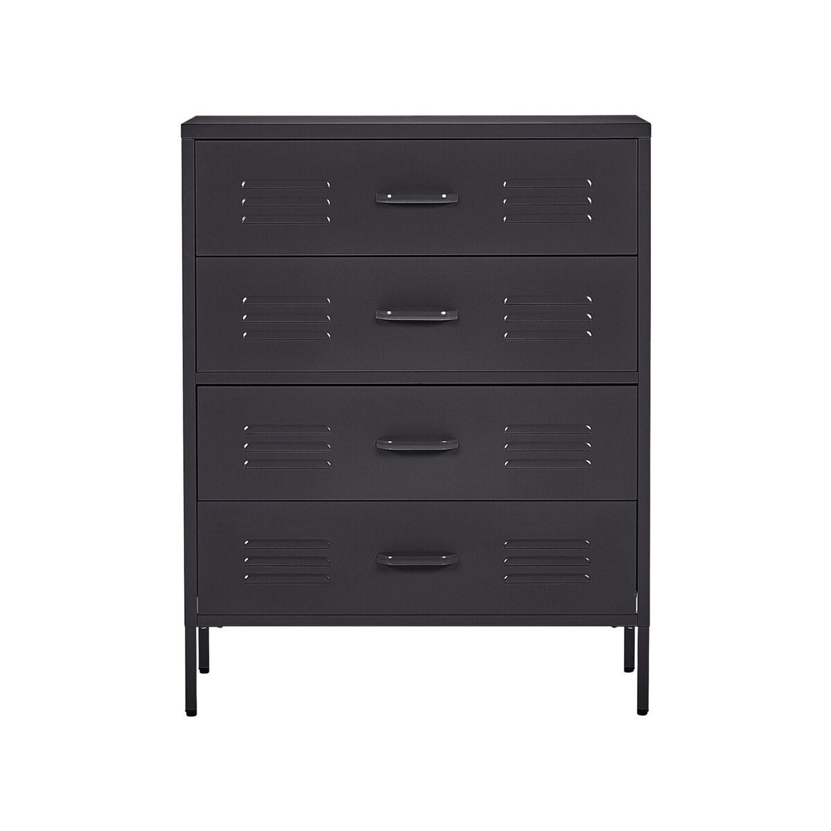 Komoda metalowa czarna ENAGO