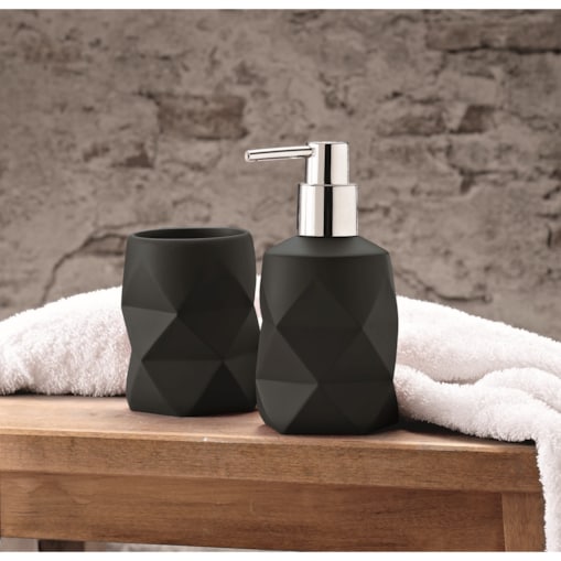 Kleine Wolke Crackle Dozownik do mydła czarny