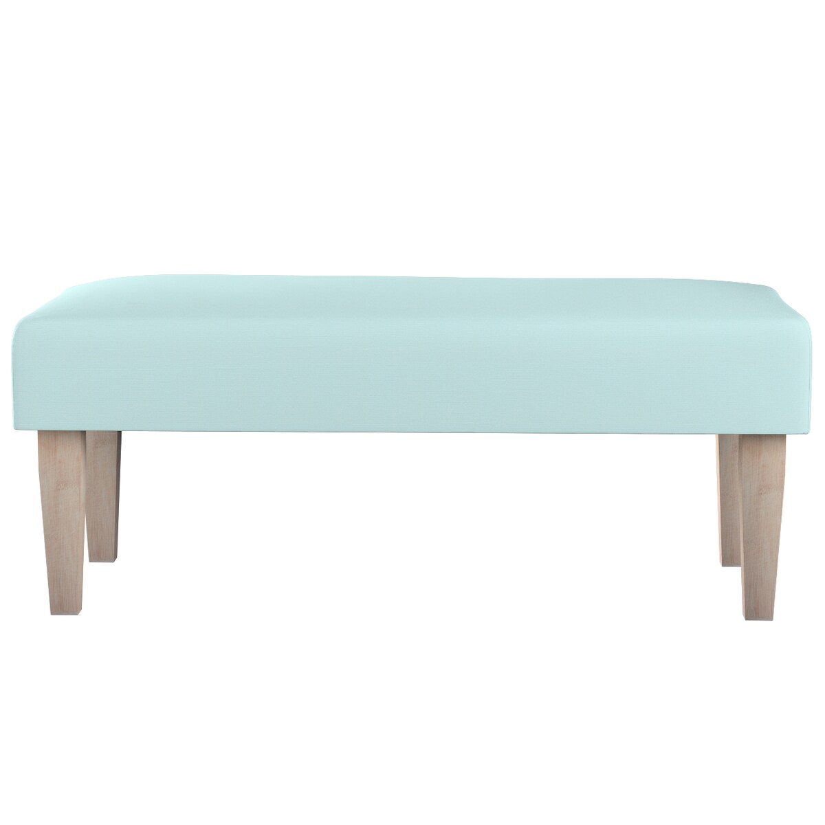 Ławka, pastelowy błękit, 100 x 40 x 40 cm, Cotton Panama