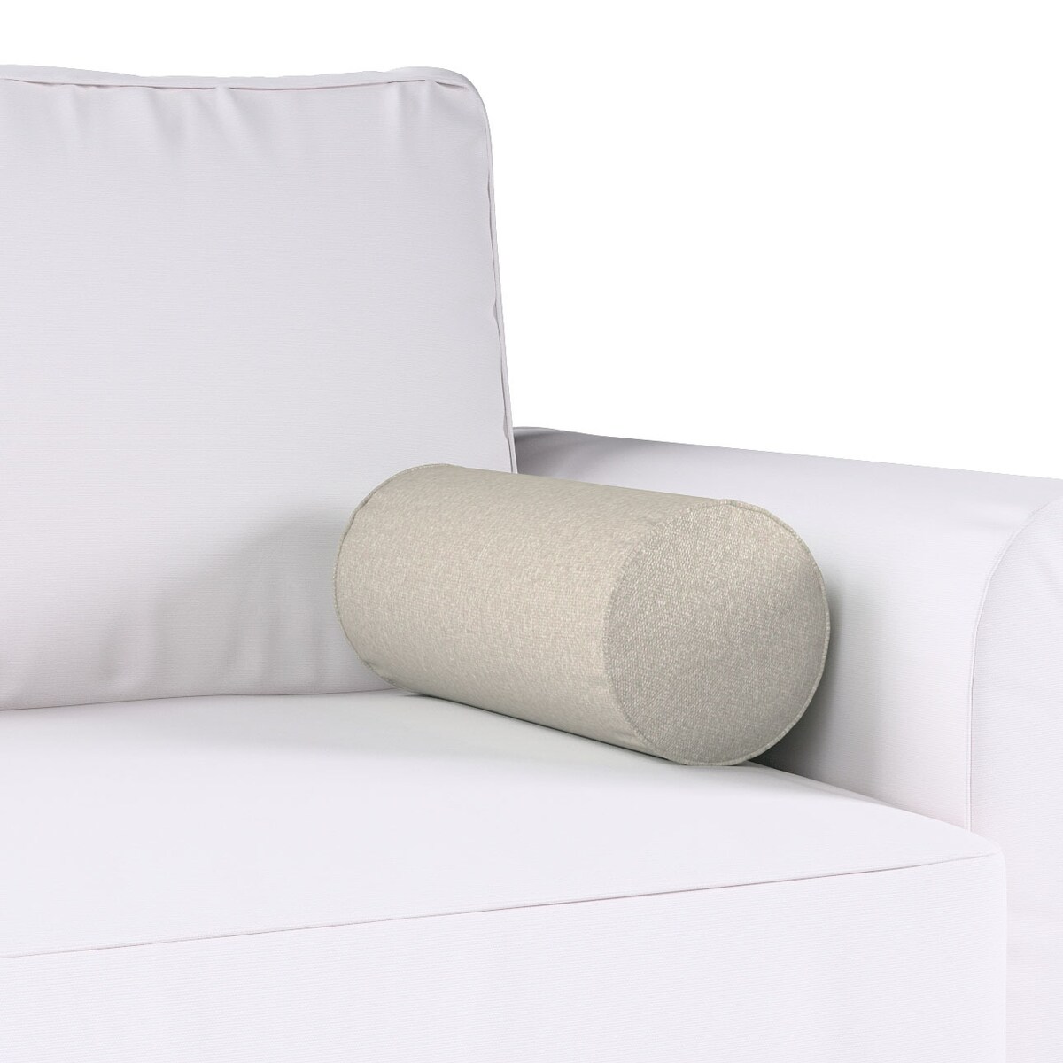 Poduszka wałek prosty, beżowy melanż, Ø16 x 40 cm, Amsterdam