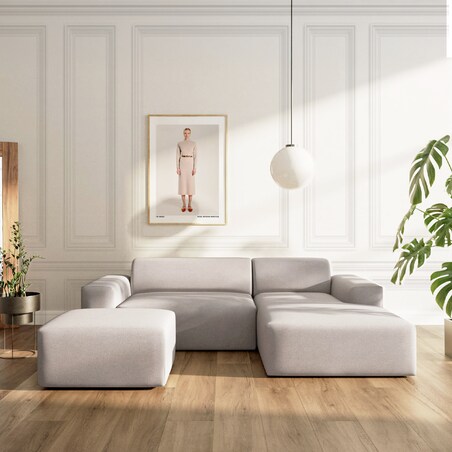 Villet Sofa narożna prawa szara