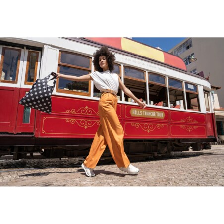 Siatka MINI MAXI SHOPPER, dots white