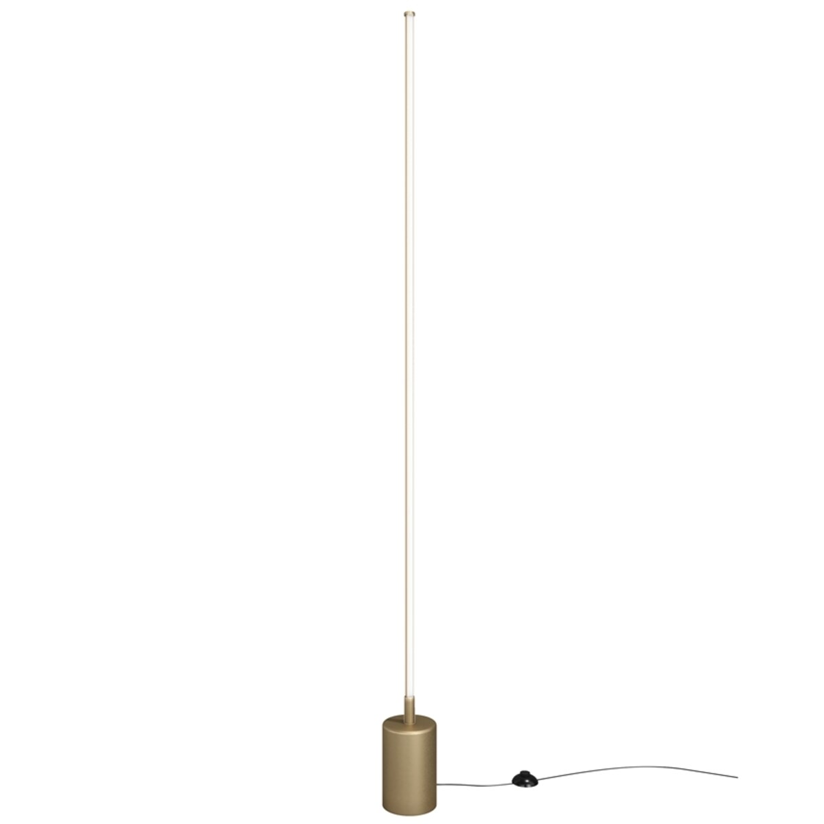 Prosta lampa podłogowa Flow MOD147FL-L20BSK1 mosiądz