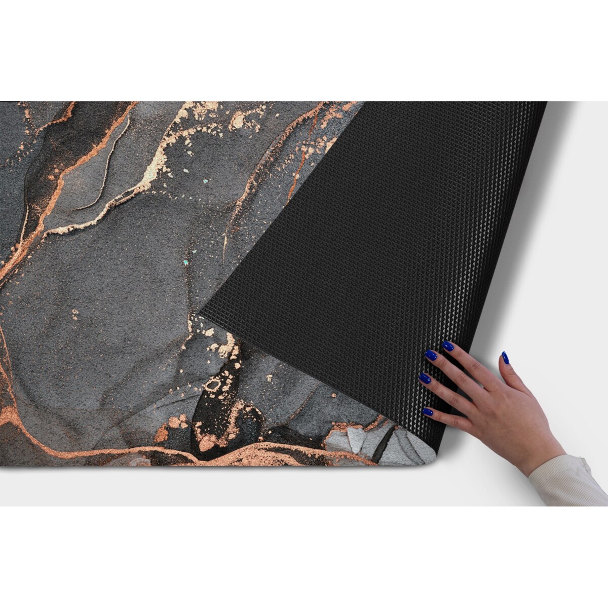 Wycieraczka zewnętrzna XXL Szary marmur 150x100cm