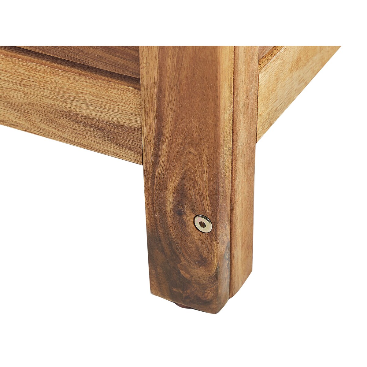 Skrzynia ogrodowa 130 x 64 cm jasne drewno RIVIERA