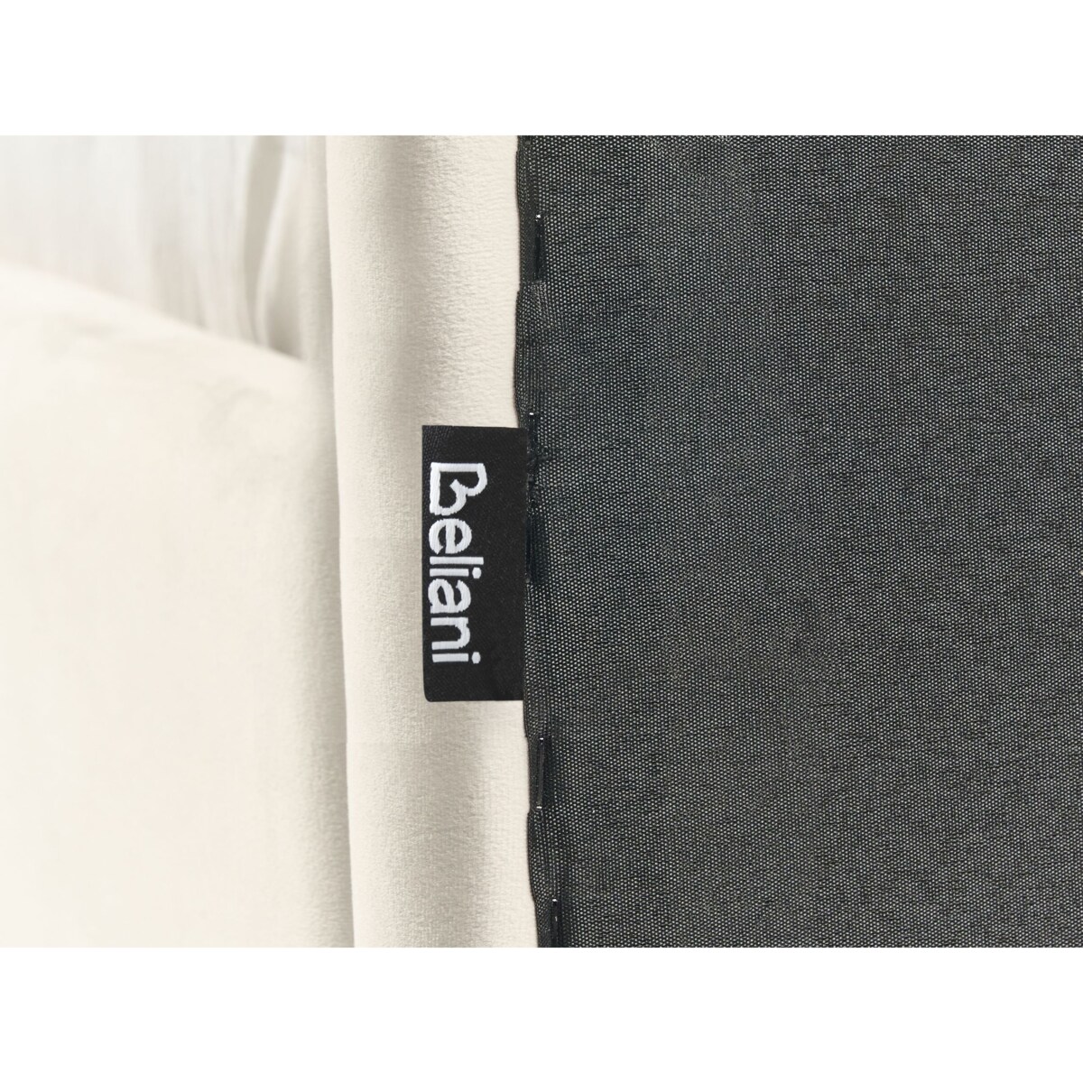 Łóżko dziecięce Chmurka Welur BELLEVUE 90 x 200 cm Jasnobeżowy