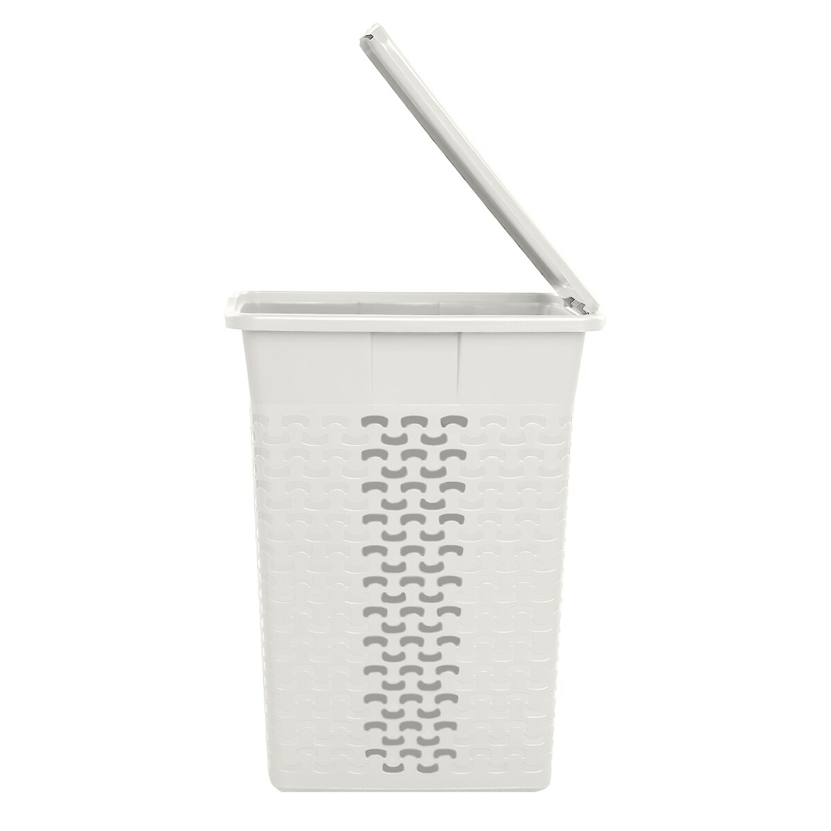 Kosz Na Pranie Bieliznę Wolnostojący Łazienkowy 35 L Biały