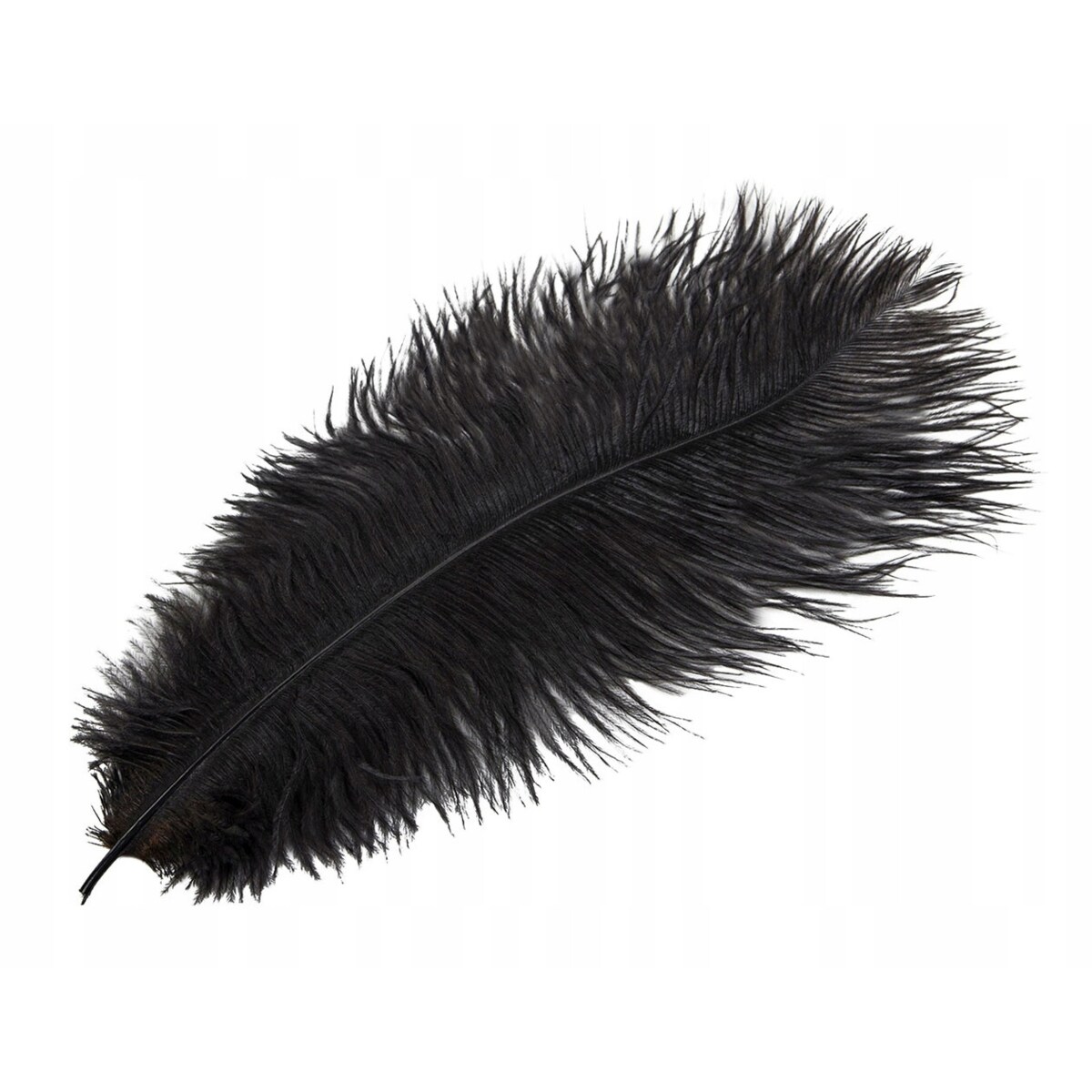 PIÓRO STRUSIE dekoracyjne CIEMNY BRĄZ 40cm