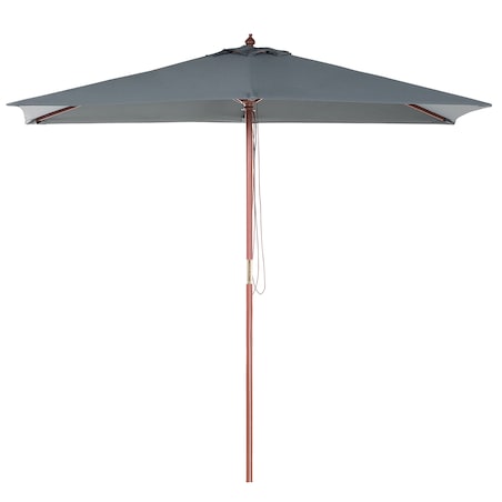 Parasol ogrodowy 195 cm FLAMENCO Ciemnoszary
