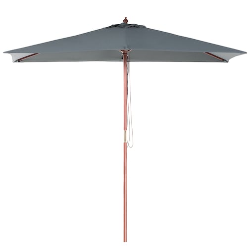 Parasol ogrodowy 195 cm FLAMENCO Ciemnoszary