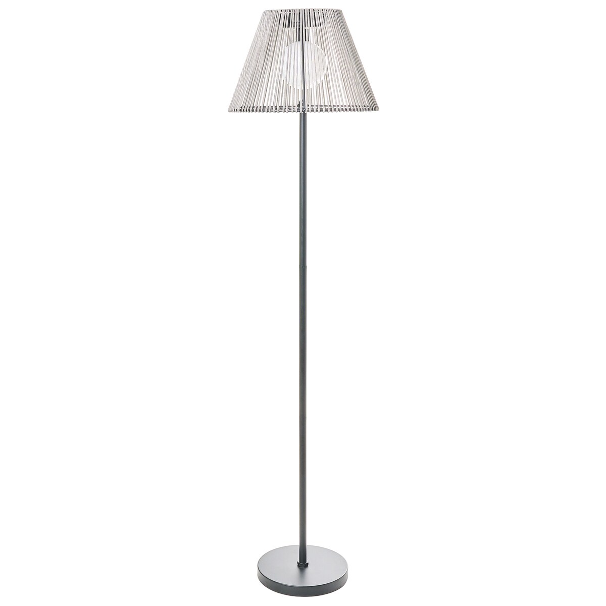 Lampa ogrodowa stojąca solarna LED LUETE Szary