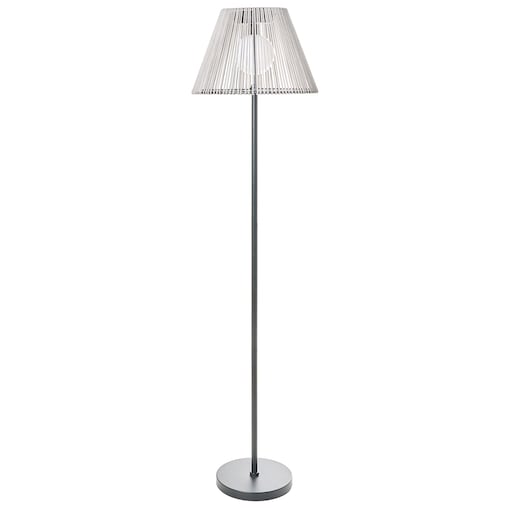 Lampa ogrodowa stojąca solarna LED LUETE Szary