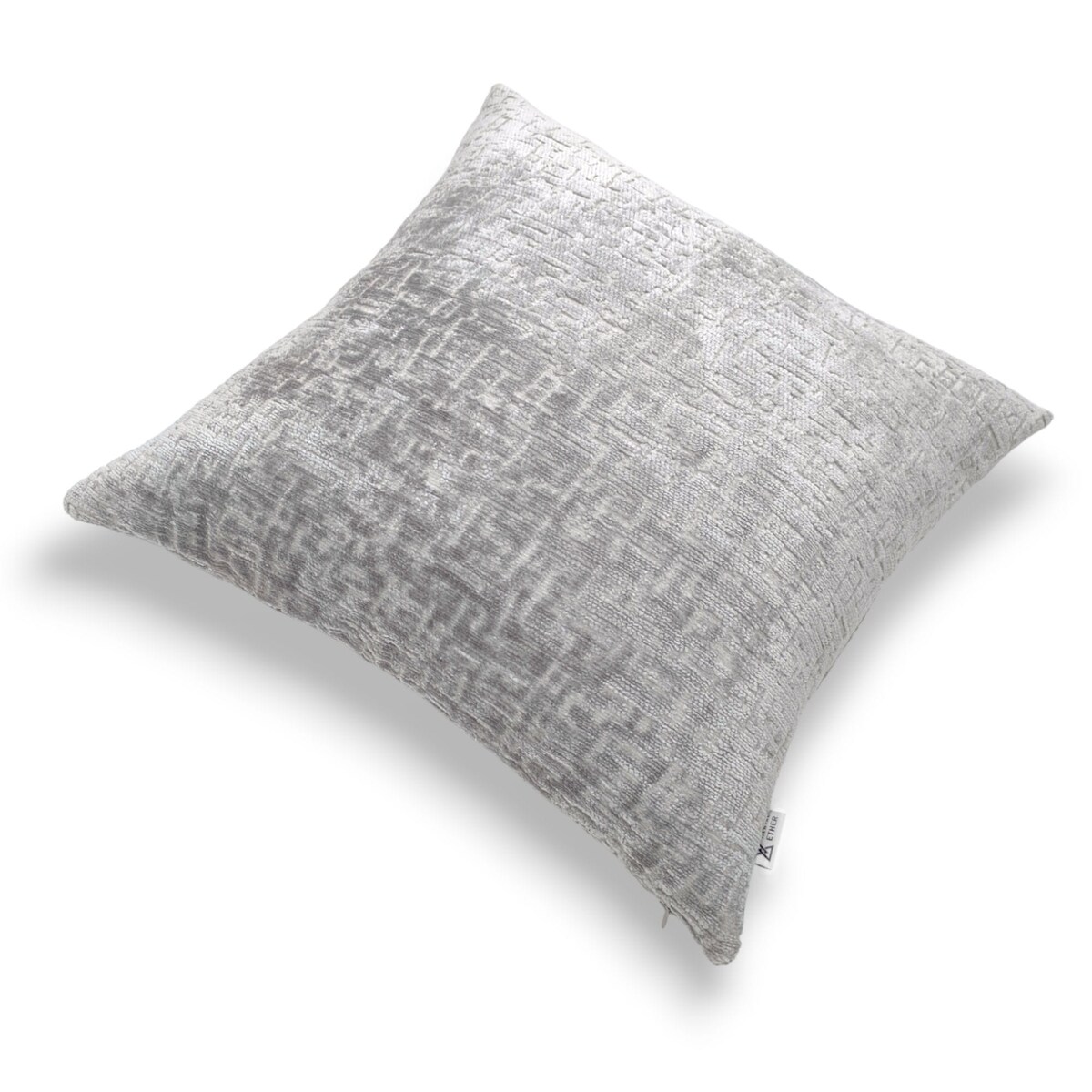 Duża szara poduszka 50x50 Bess