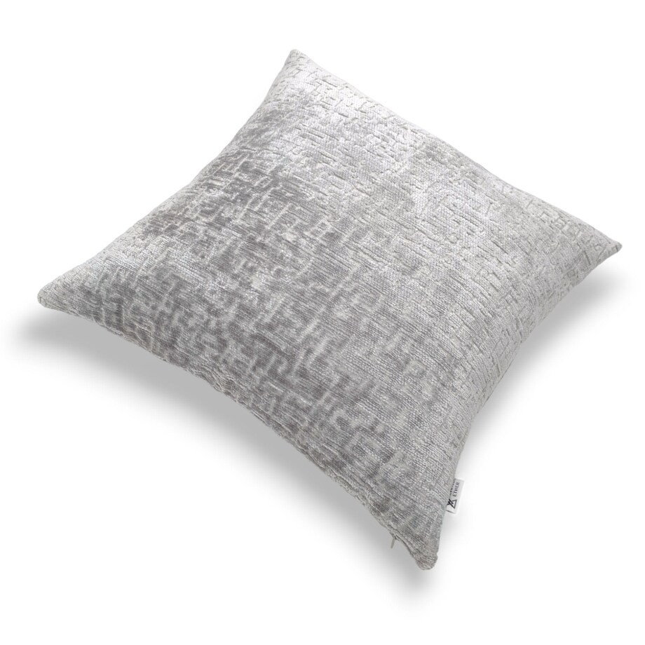 Duża szara poduszka 50x50 Bess