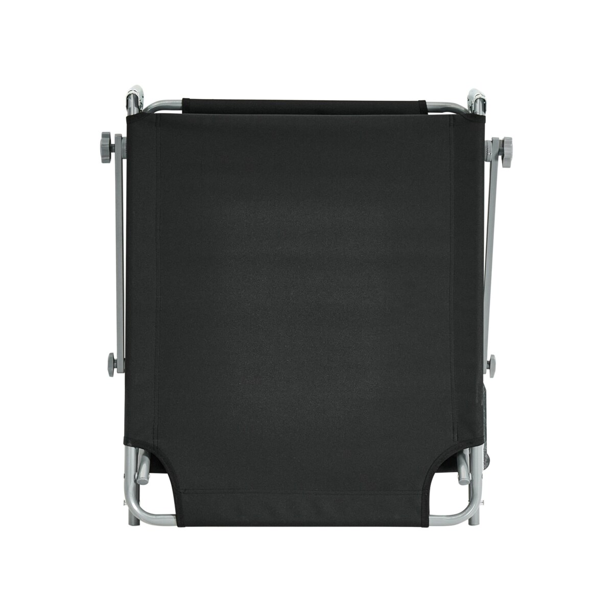 Leżak ogrodowy FOLIGNO Metal Czarny