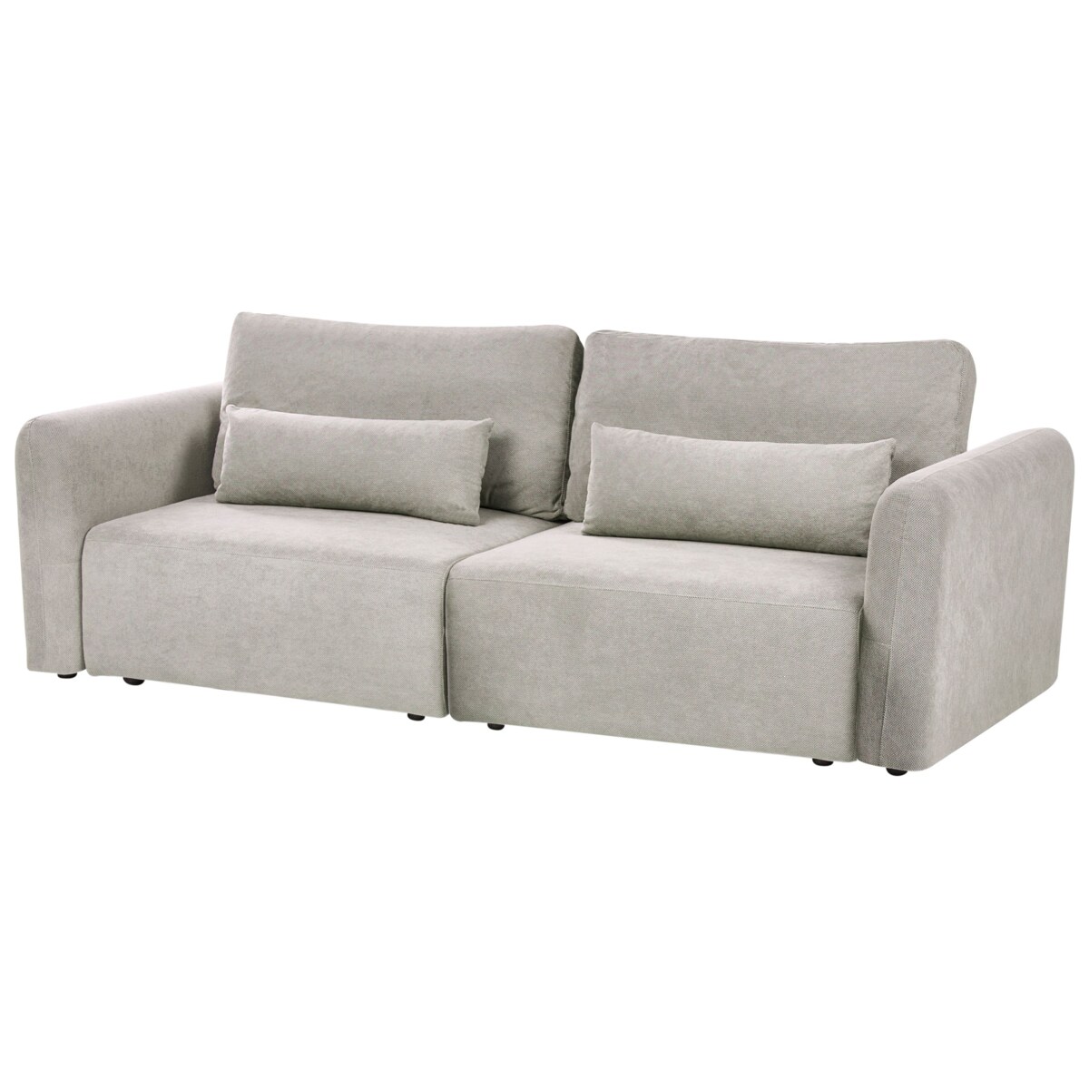 Sofa rozkładana dla 3 osób VAXHOLM Szary ze schowkiem