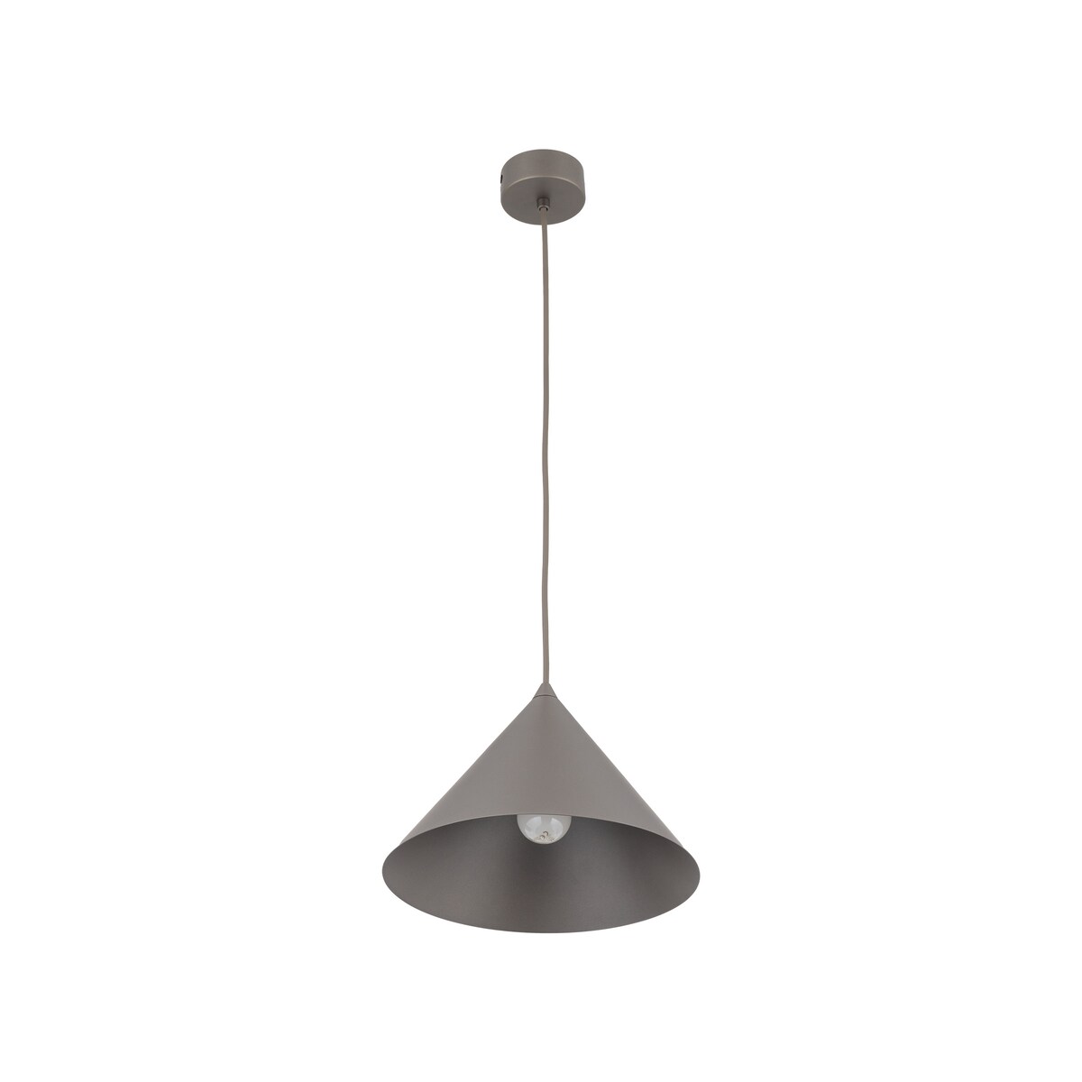 Lampa wisząca TK Lighting CONO M New Brown 11376 brązowa loft E27 regulowana