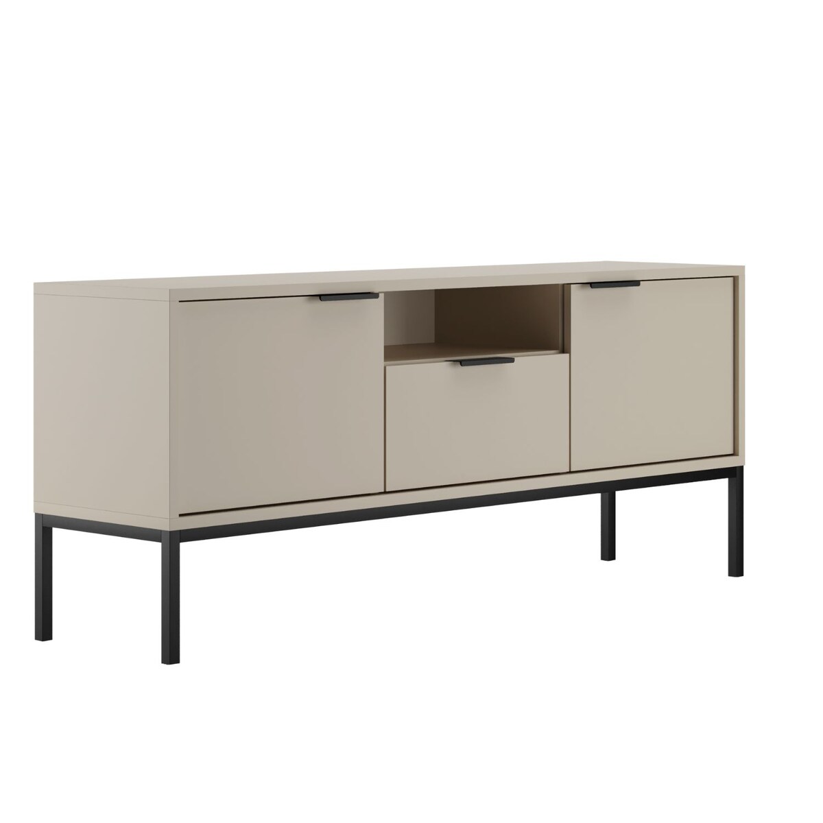 Szafka RTV Austin 135 kaszmir & czarna