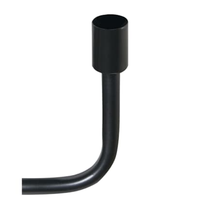 Świecznik PORRTELA Metal 50 cm Czarny