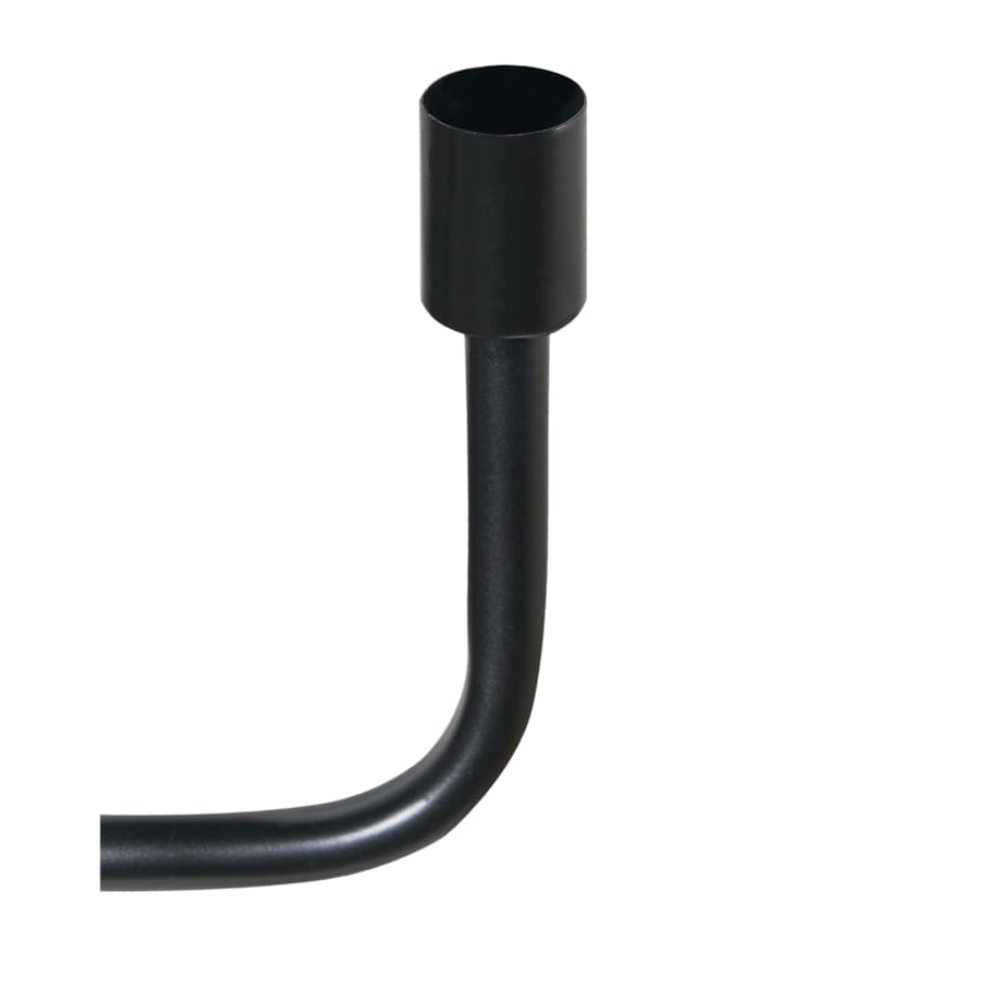 Świecznik PORRTELA Metal 50 cm Czarny