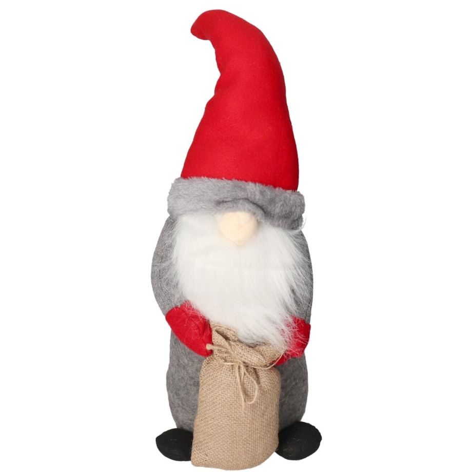 Skrzat Krasnal Mikołaj Z Workiem Świąteczny Duży