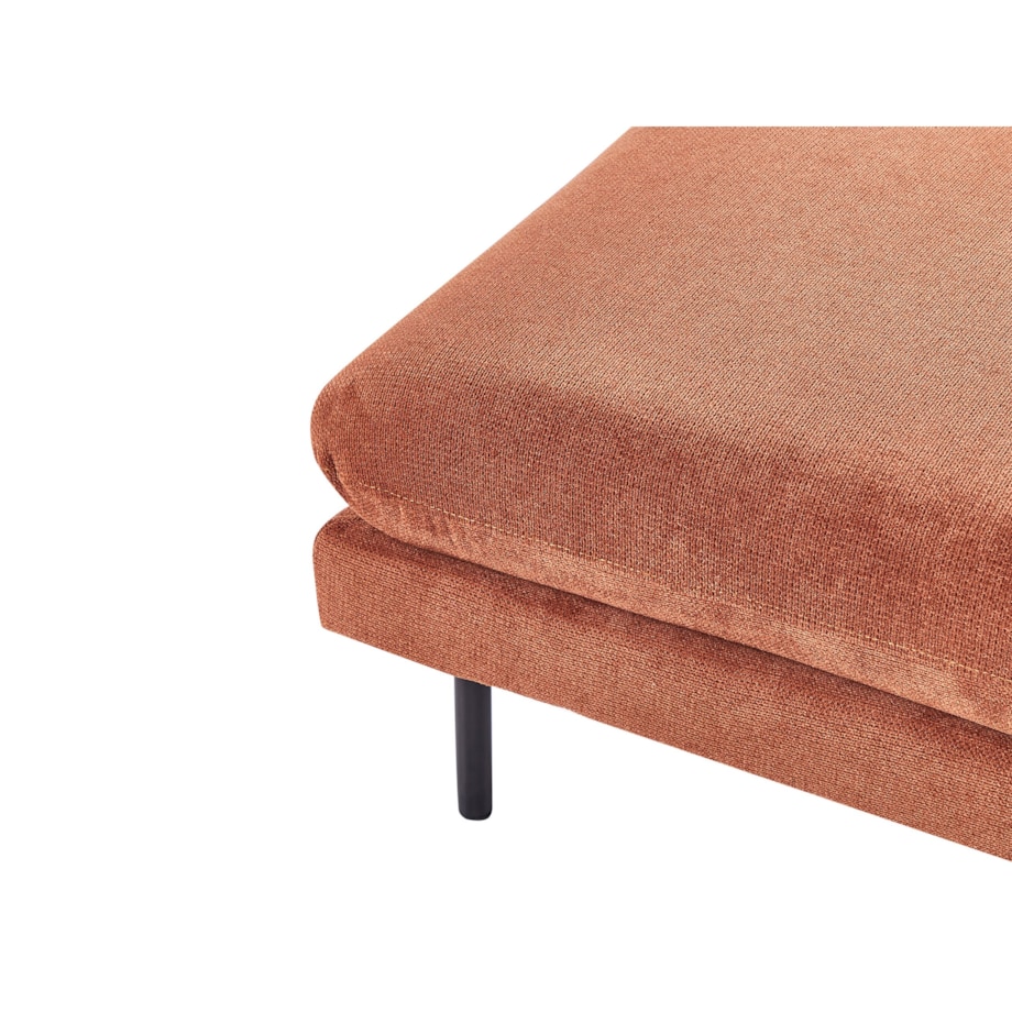 Otomana tapicerowana złoty brąz VINTERBRO