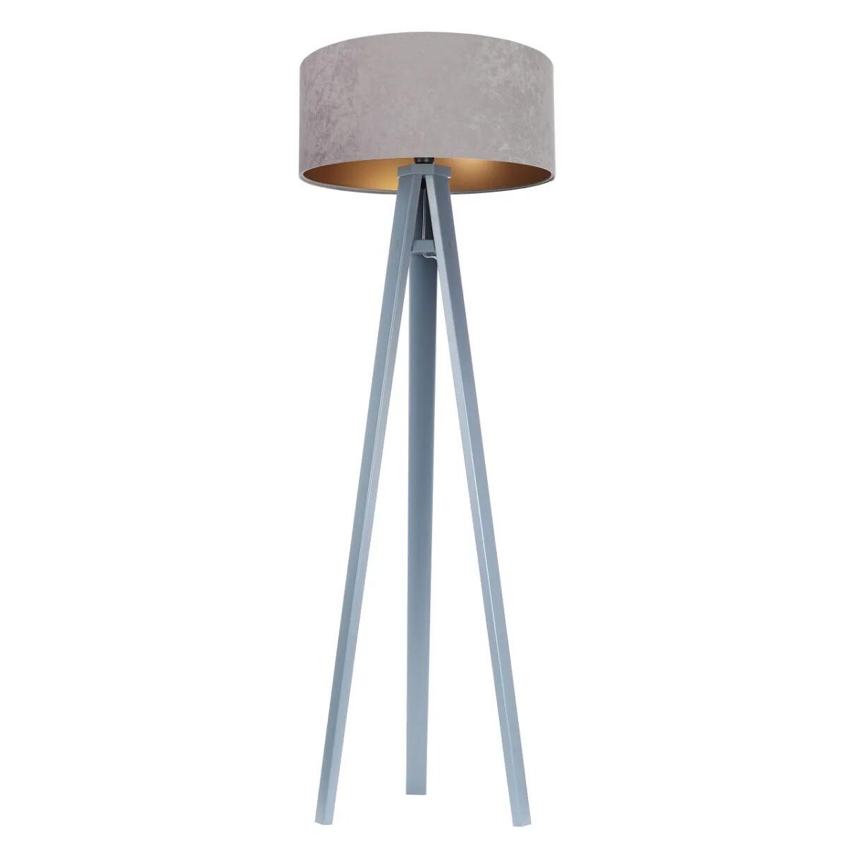 Lampa stojąca HOME 50 szara/złota/szara