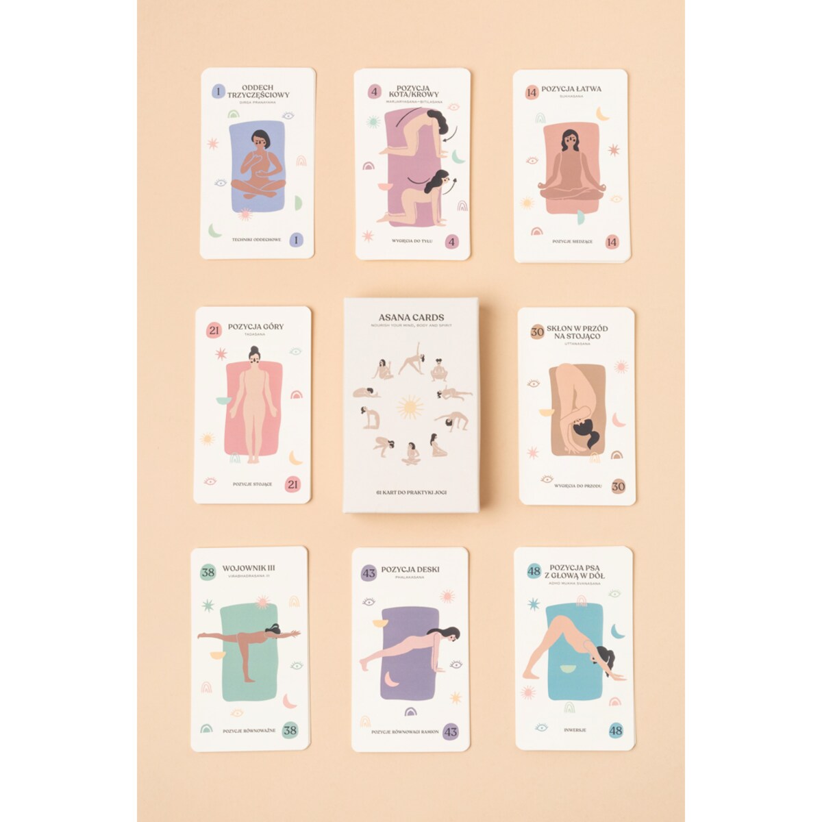 Asana cards - karty do jogi