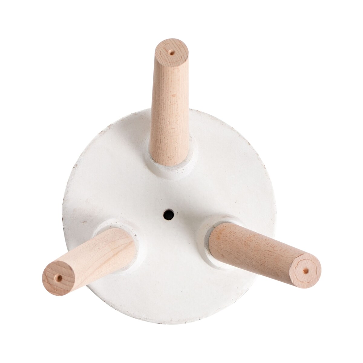 Doniczka na nóżkach JANINA Ceramika 24 cm Złamana biel