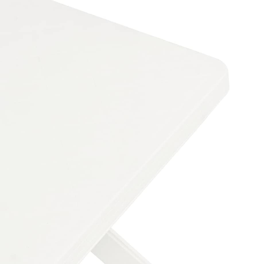vidaXL Stolik bistro, biały, 70x70x72 cm, plastikowy